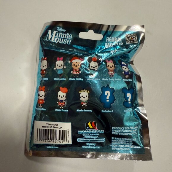 Minnie Mouse Figure Bag Clips - Picture 4 of 9